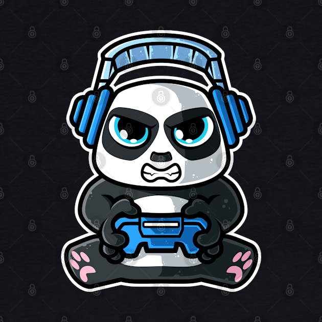 Video Games Nerd Giant Panda Bear Gaming - Gamer Gift graphic by theodoros20